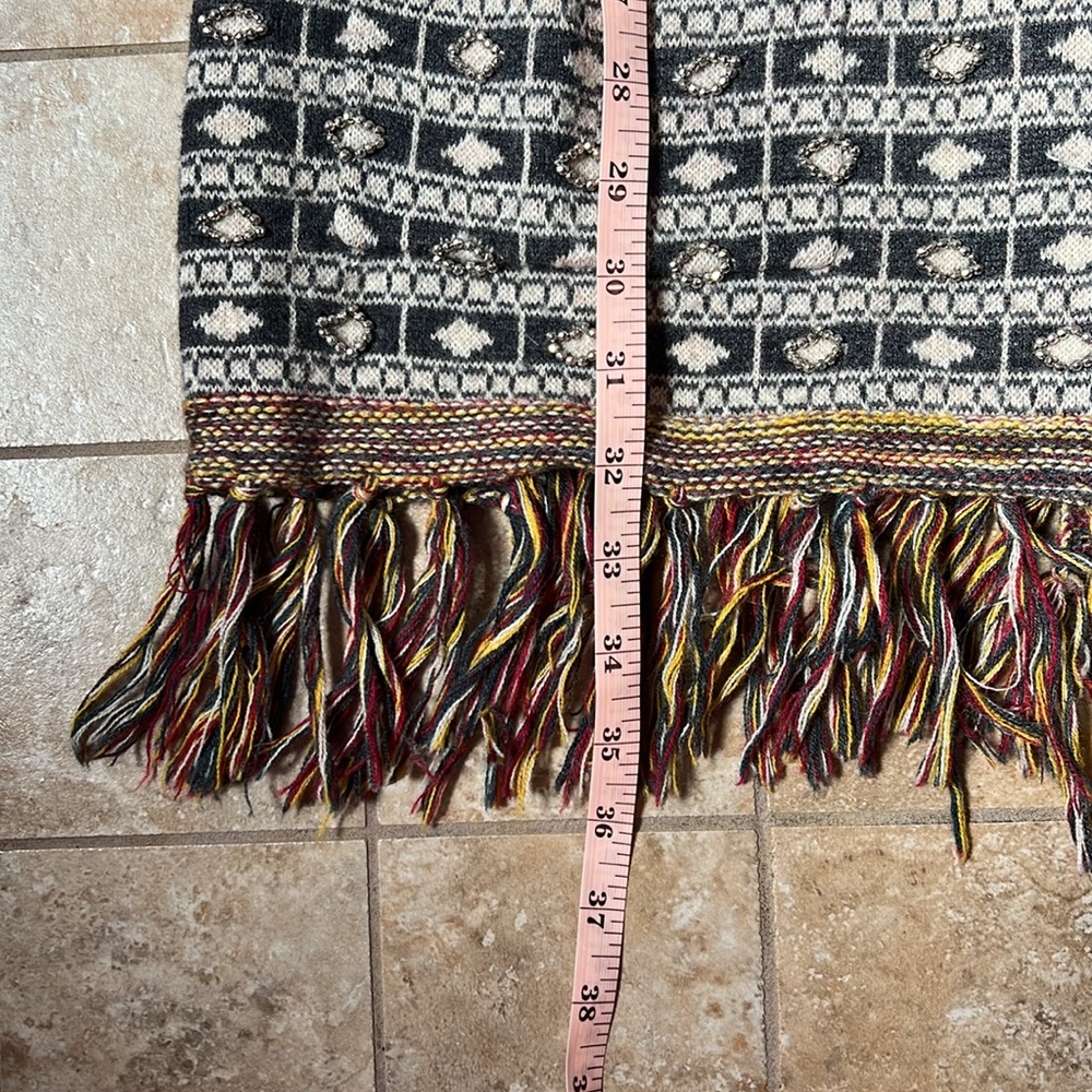 Angel Of The North Satpura Sweater Coat Embellished Cardigan Anthropologie M - Picture 9 of 16